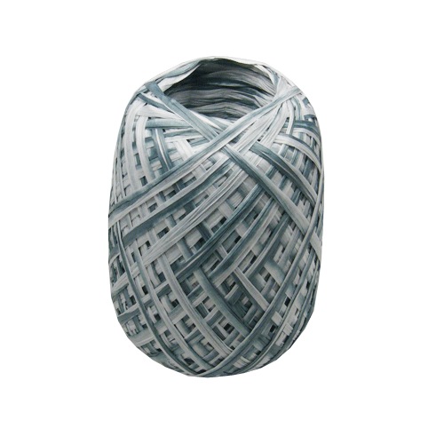 Grey Ombre Paper Raffia Ribbon