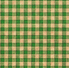 Green Kraft Gingham Tissue Paper 