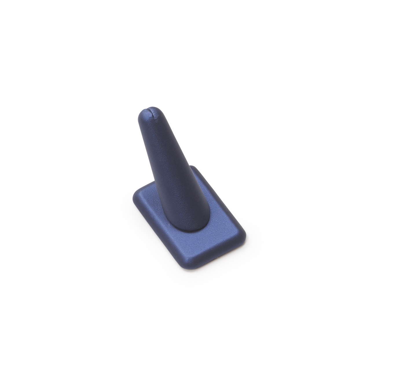 Navy Blue Leatherette 1 Ring Finger