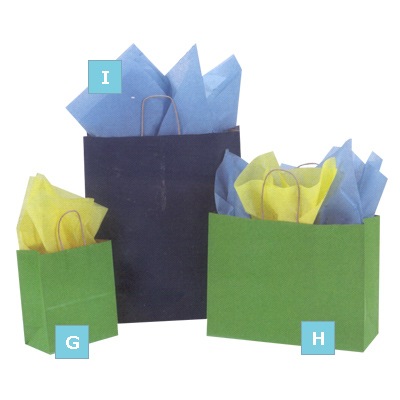 Kraft Color Bag (G) (x250)          