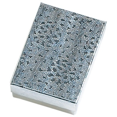 Silver Cotton Filled Boxes (x100)